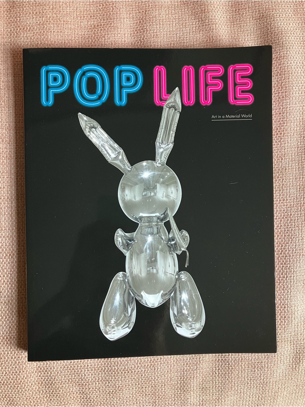 POP LIFE Art Book with Clear Balloon Bunny Cover